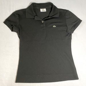 Lacoste Slim Fit Black Polo Shirt - Size 36